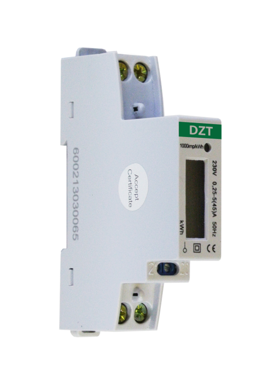 DZT 6002 MID - 230V 5(45)A LCD 5+2 MID - Zur Verrechnung zugelassen